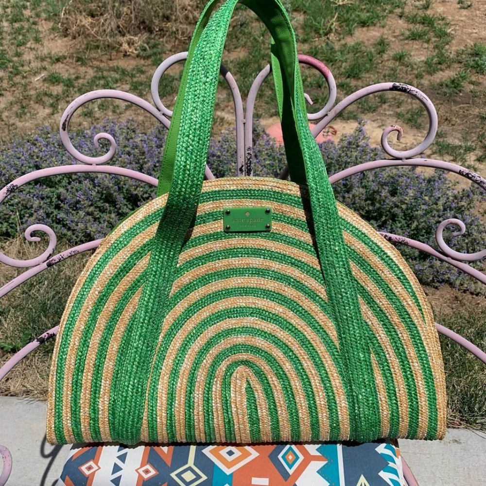 SALE! NEW Kate Spade Lawn Party Half Circle Tote Retail $345